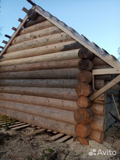 Готовый сухой Сруб,бревно D40см-срублен 2,5г назад