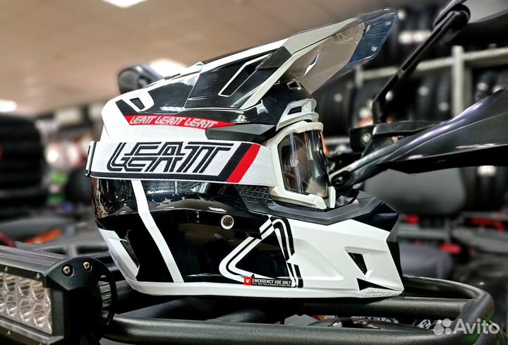 Шлем кроссовый leatt 7.5 BlkackWhite V24