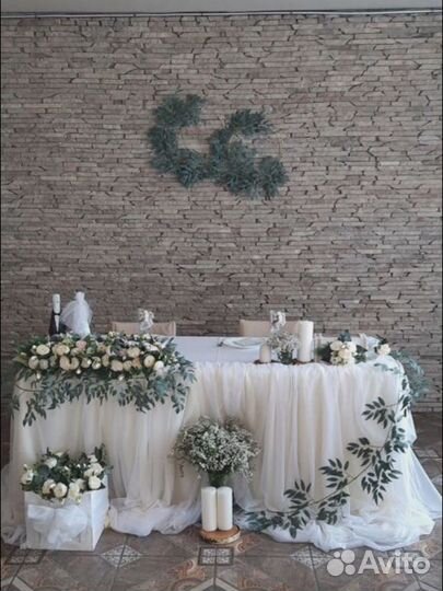 Свадебный декор, цветочная композиция