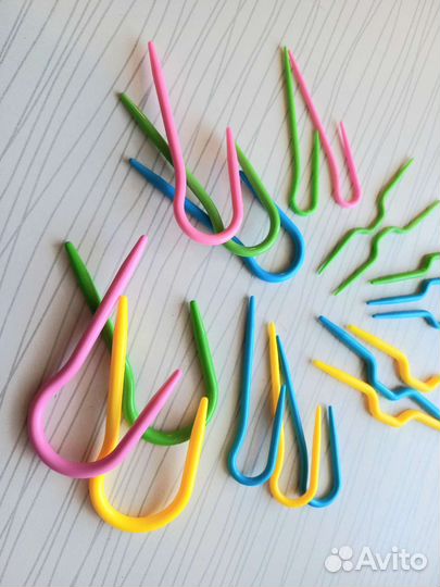 Спицы для вязания кос / пряжа нитки