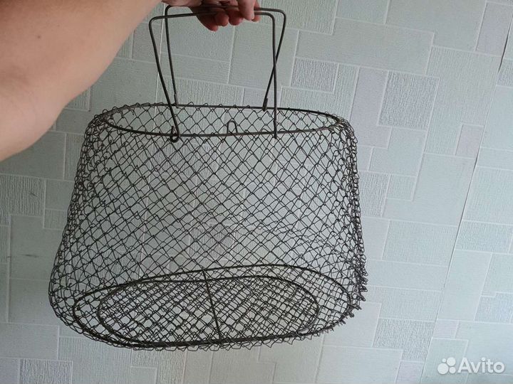 Сумка инкассатора, корзина складная металл б/у