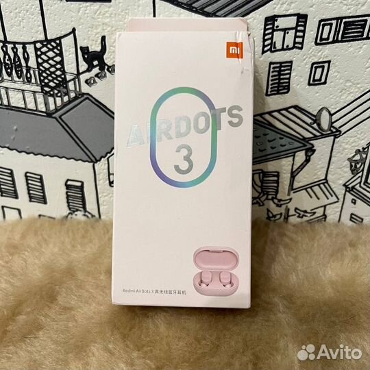 Bluetooth наушники Xiaomi Redmi AirDots 3 (розовый