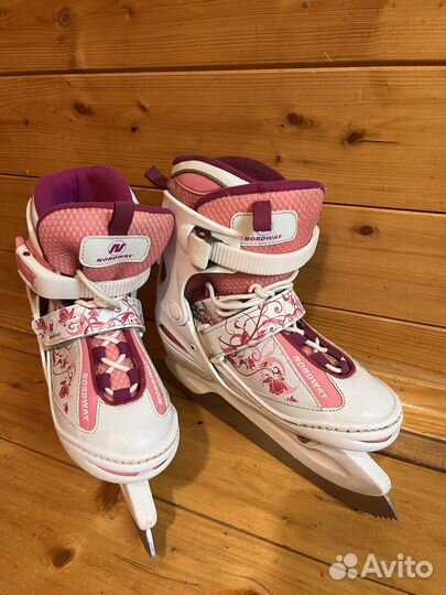 Коньки nordway детские раздвижные