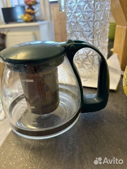 Чайник заварочный стеклянный