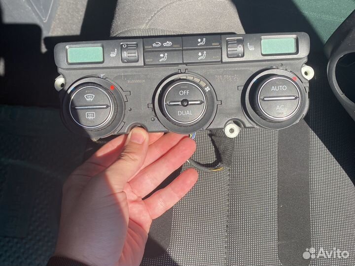 Блок климата с рамкой volkswagen tiguan