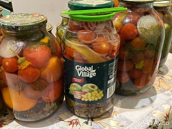 Соленья консервированные