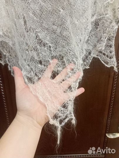 Новый платок паутинка козий пух