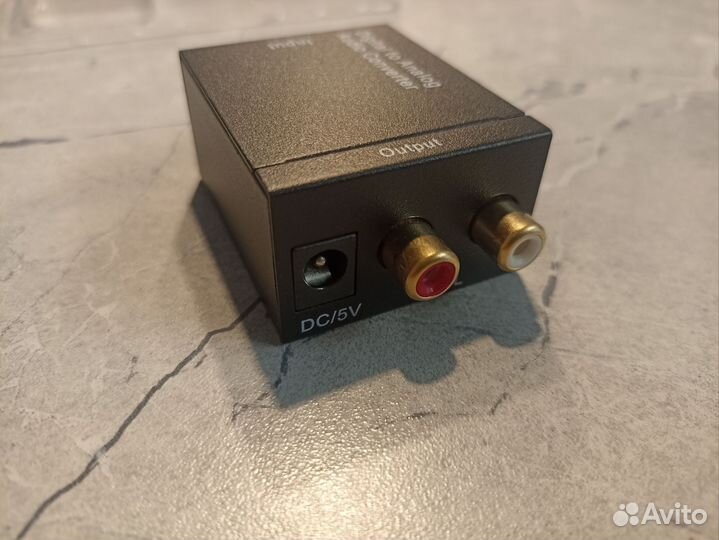 Конвертер Toslink/Coaxial Digital to RCA(тюльпаны)
