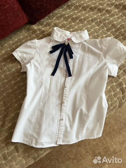 Блузка белая для девочек