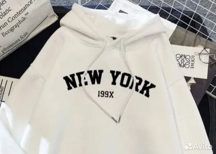 Толстовка худи New York 42-44 новая