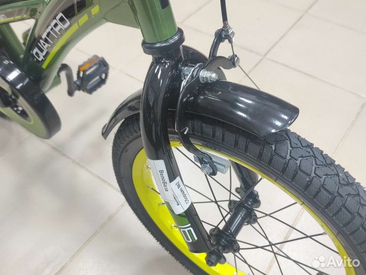 Велосипед детский 16 TT Quattro хаки