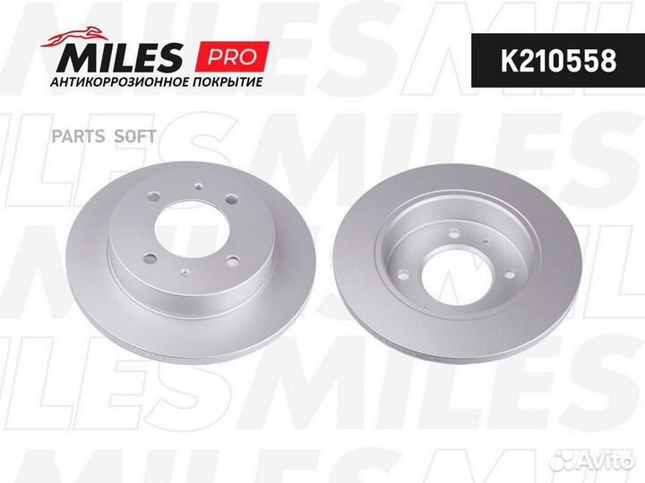 Miles K210558 Диск тормозной hyundai elantra XD 00