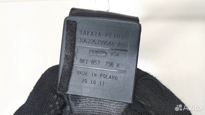 Ремень безопасности Audi A4 (B8), 2011