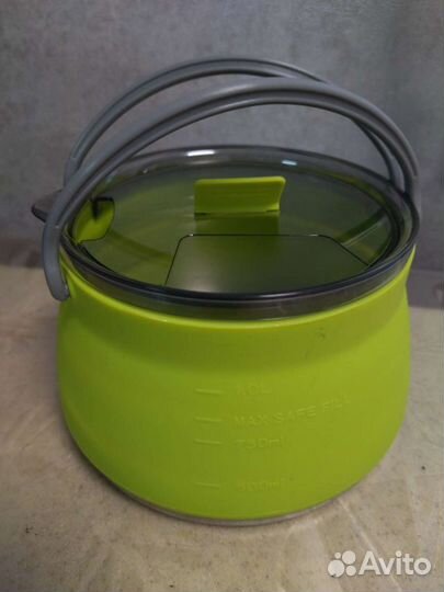 Складной силиконовый чайник 1л