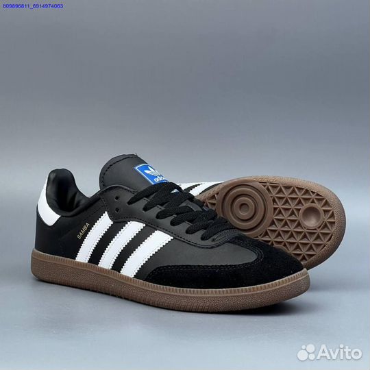 Кроссовки Adidas Samba Black (Арт.51844)