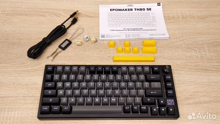 Механическая клавиатура Epomaker TH80 SE