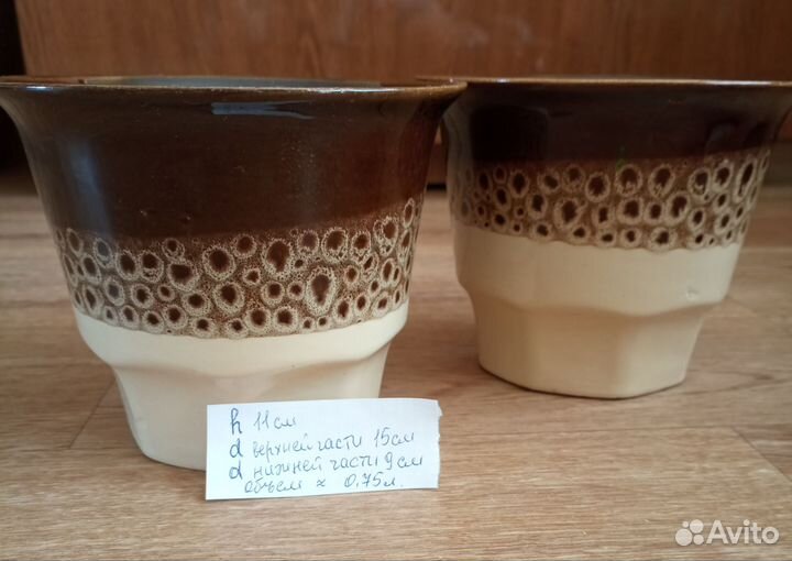 Кашпо для цветов керамика