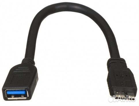 Кабель InterStep OTG microUSB 3.0 - USB 3.0 15 см