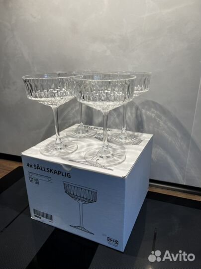 Бокалы для шампанского икеа IKEA