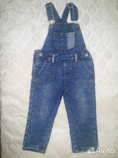 Джинсовый комбинезон