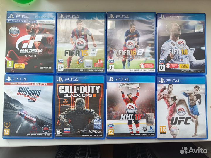 Игры на дисках для ps4