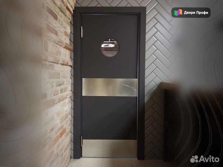 Маятниковые двери эксклюзивные для ресторана