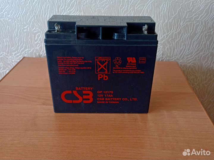 Аккумулятор CSB GP12170 (12 v 17Ah)