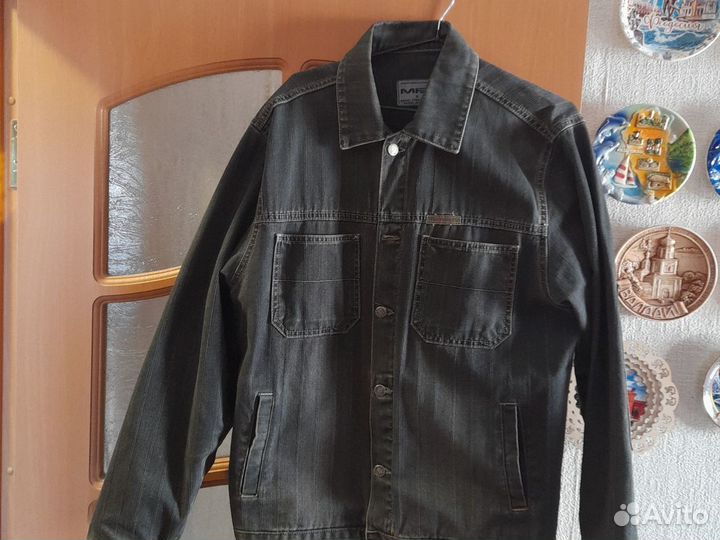 Джинсовая куртка мужская(черная)