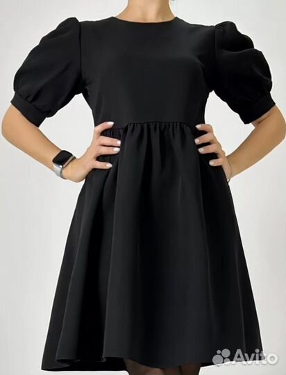 Вечернее черное платье