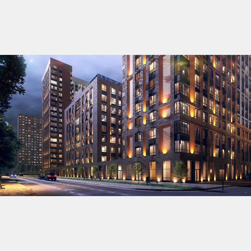 1-к. квартира, 50,1 м², 21/21 эт.