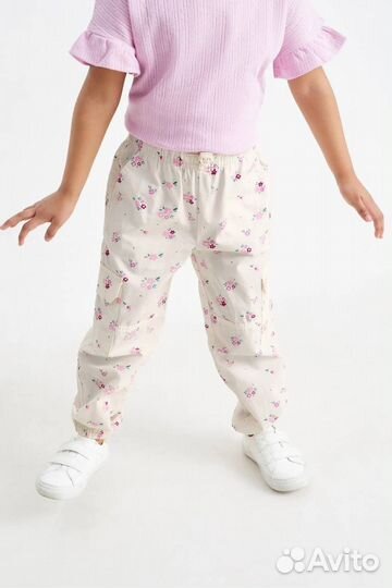 Брюки карго летние для девочки