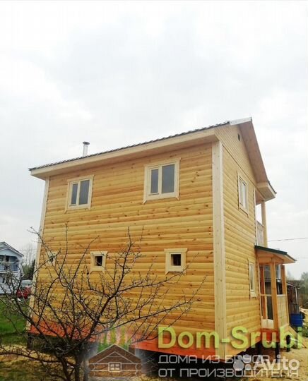 Красный Холм. Хорошая Баня из бруса Б-22 (6х6)