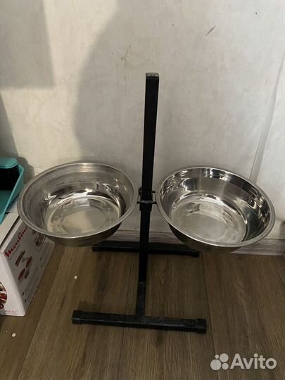 Подставка под миски для крупных собак