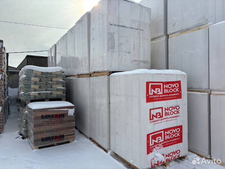 Газоблок Новоблок Газобетонные блоки Пеноблок