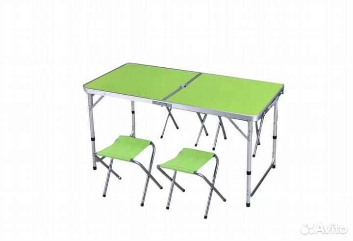Стол раскладной походный со стульями