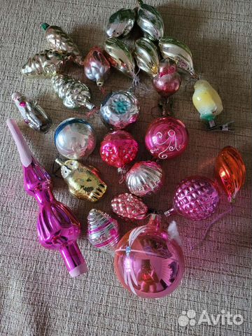 Елочные игрушки СССР советские