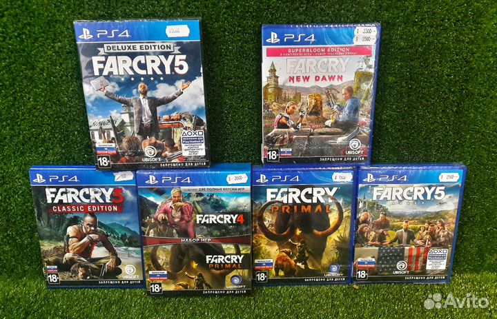 Ассортимент игры Far Cry для PS4