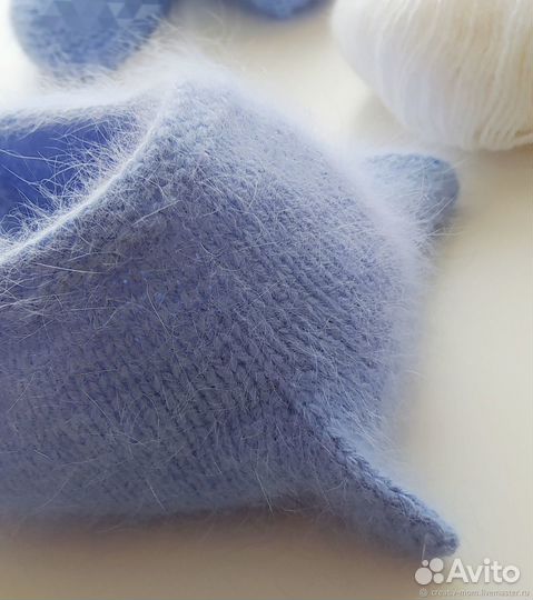 Детская шапка из ангоры