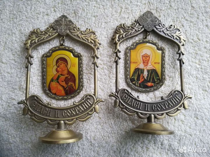 Иконки мини на подставке. Антиквариат