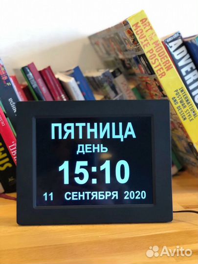 Часы календарь слабое зрение деменция альцгеймер