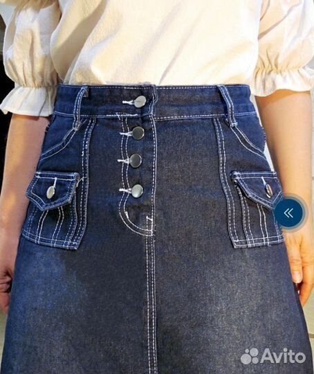 Джинсовая юбка, новая