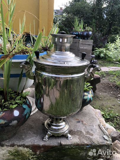 Самовар на дровах 7 литров отличный