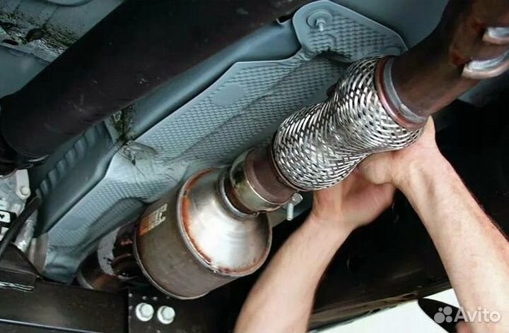 Ремонт гофры Toyota Camry 2017-2018