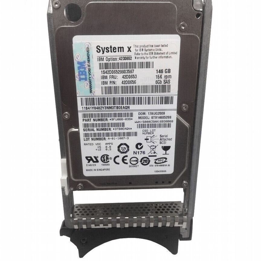 [42D0653] Жесткий Диск Ibm 146gb 42d0656 6g Sas 2,5 42d0653