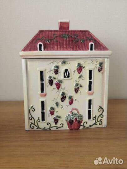 Домик керамический - шкатулка 