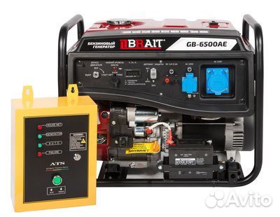 Генератор бензиновый brait BR6500-AE