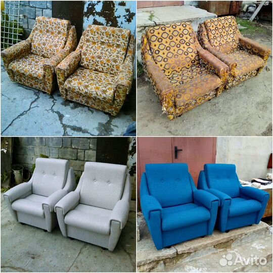 Ремонт, реставрация и перетяжка мягкой мебели