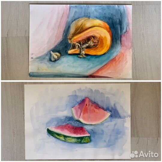 Рисунки на бумаге А3