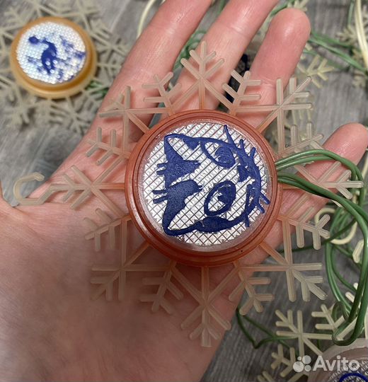 Гирлянда СССР снежинки животные
