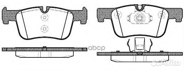 1478 00 колодки дисковые передние BMW 1 F20 1